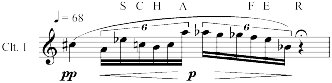 Schafer musical quotation