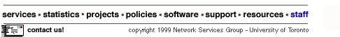 links and copyright logo