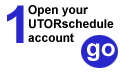 open utorschedule accoun