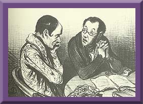 "Auteurs dramatiques", par Daumier.