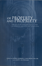 Book Cover - Of Property and Propriety